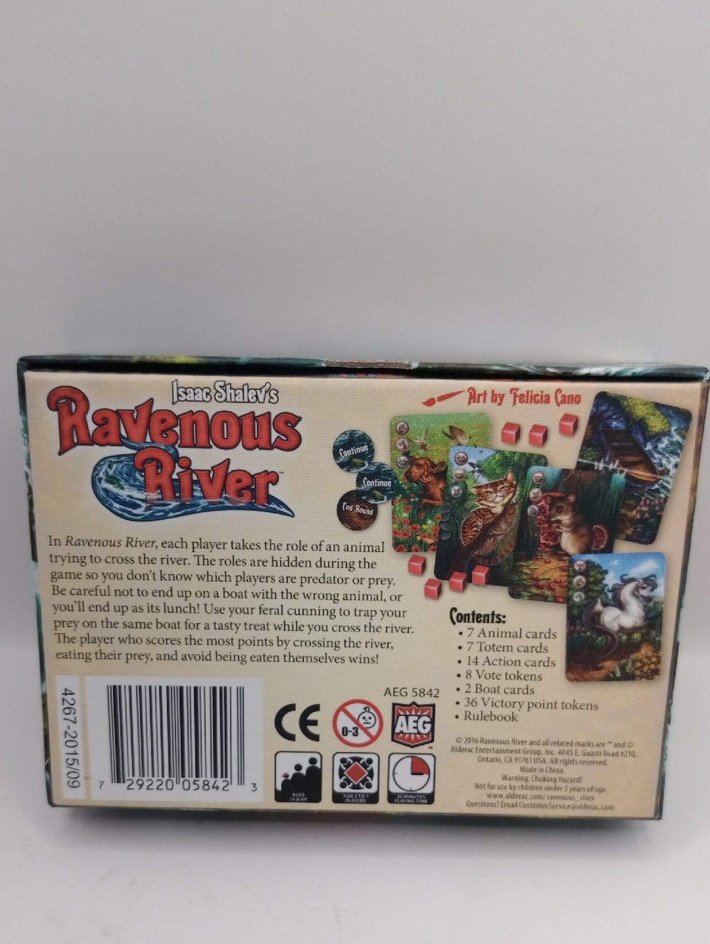 AEG Ravenous River Card Game 2016 Age 14+ Complete - Picture 3 of 16
